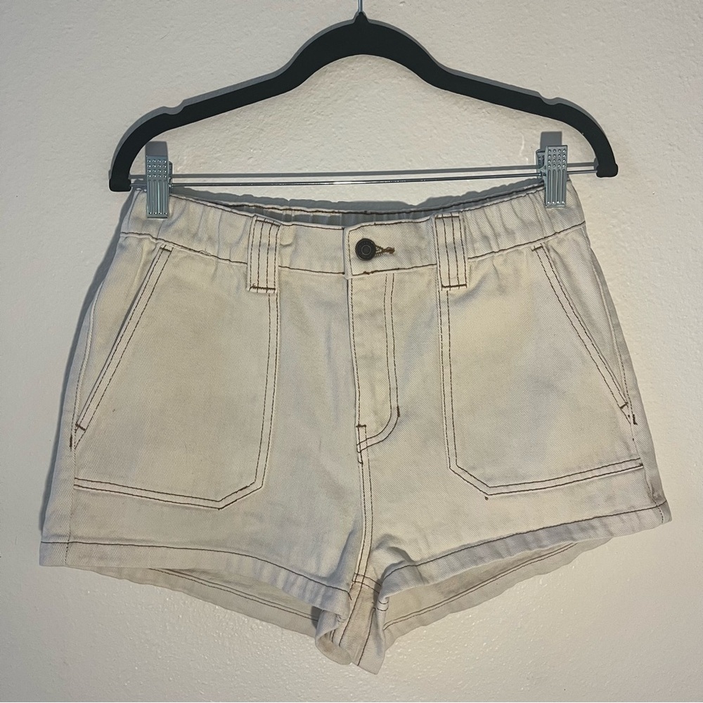 Denim Cargo Shorts